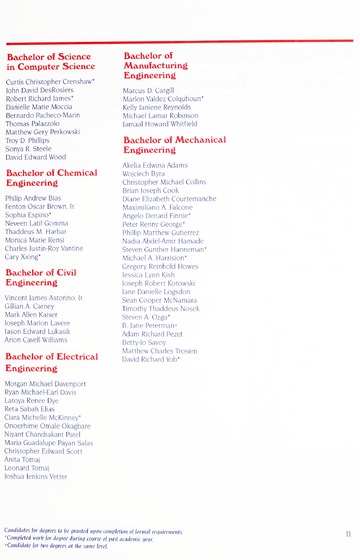 University of Detroit Mercy Annual Commencement May 14, 2005 Cal
