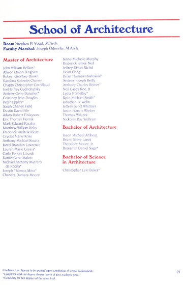 University of Detroit Mercy Annual Commencement May 14, 2005 Cal