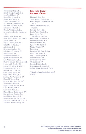 University of Detroit Mercy Annual Commencement May 12, 2007 Cal