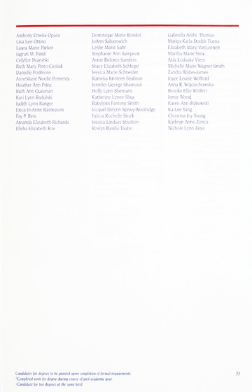 University of Detroit Mercy Annual Commencement May 12, 2007 Cal