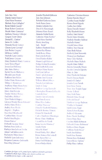 University of Detroit Mercy Annual Commencement May 15, 2010 Cal