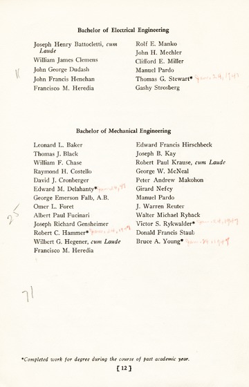 University of Detroit Sixty Fourth Commencement Masonic Auditori