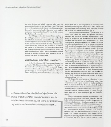 Dichotomy: School of Architecture Student Journal