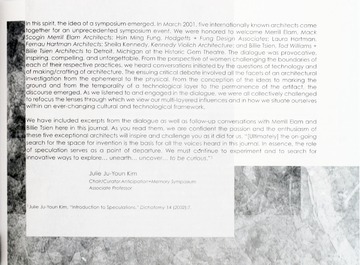 Dichotomy: School of Architecture Student Journal