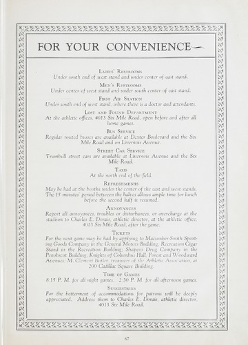 University of Detroit vs. Dayton Program