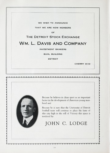 University of Detroit vs. Loyola Program