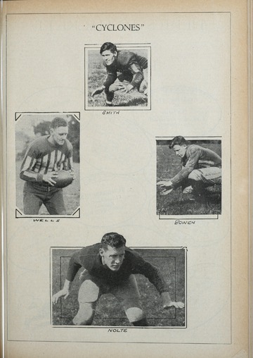 University of Detroit Football Collection: University of Detroit vs. Iowa State College Program