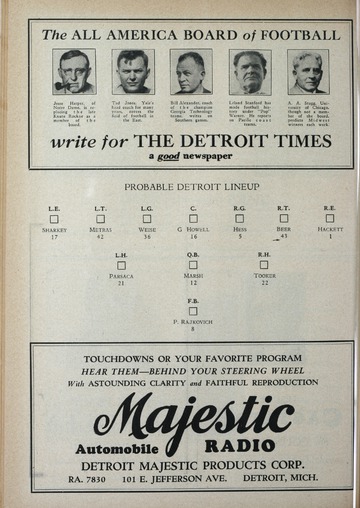 University of Detroit vs. University of West Virginia Program