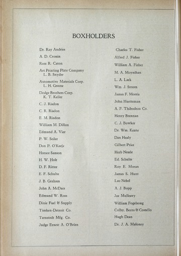 University of Detroit vs. Villanova University Program