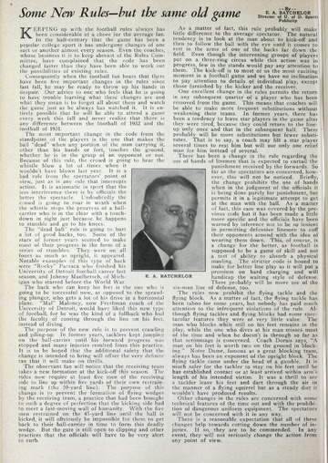 University of Detroit Football Collection: University of Detroit vs. Michigan Normal College Program
