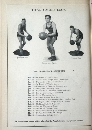 University of Detroit Football Collection: University of Detroit vs. Georgetown University Program