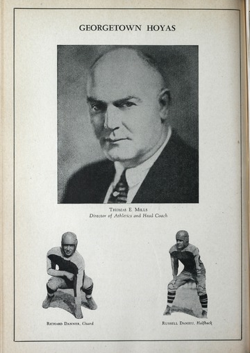 University of Detroit Football Collection: University of Detroit vs. Georgetown University Program