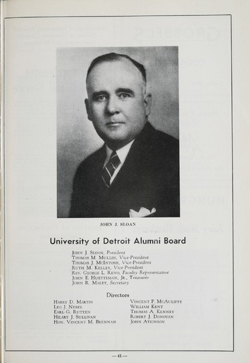 University of Detroit Football Collection: University of Detroit vs. Olkahoma A&M Program