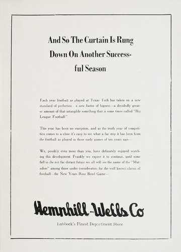 University of Detroit vs. Texas Tech Matadors Program