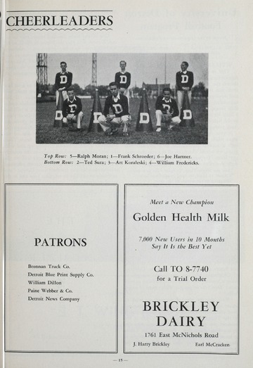 University of Detroit vs. Oklahoma Program