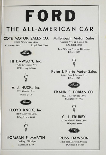 University of Detroit Football Collection: University of Detroit vs. Texas Tech Program