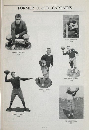 University of Detroit Football Collection: University of Detroit vs. Villanova Program