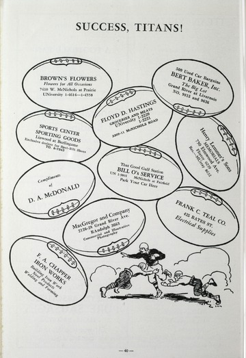 University of Detroit Football Collection: University of Detroit vs. Villanova Program