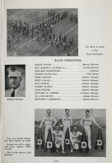 University of Detroit vs. Villanova Program