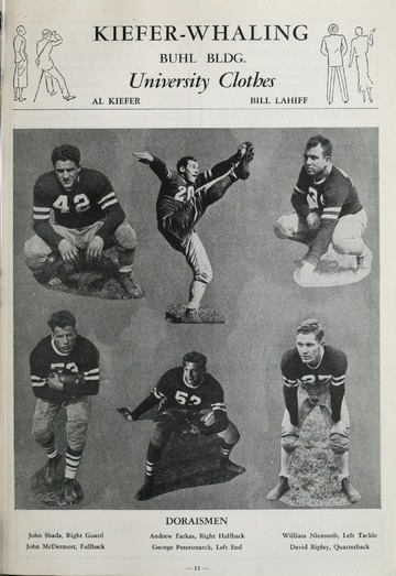University of Detroit Football Collection: University of Detroit vs. North Dakota Program