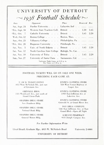 University of Detroit vs. Catholic University Program