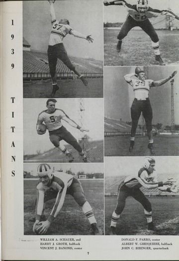 University of Detroit Football Collection: University of Detroit vs. Manhattan College Program
