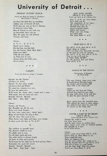 University of Detroit vs. Wayne University Program