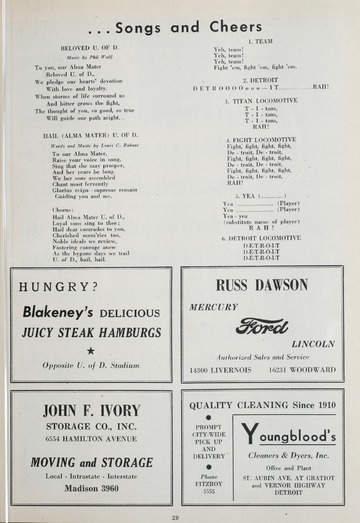 University of Detroit vs. Wayne University Program