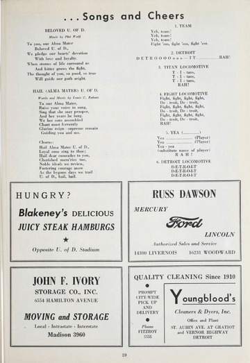 University of Detroit vs. Manhattan College  Program