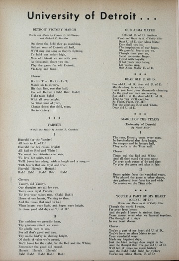 University of Detroit vs. Wayne University Program