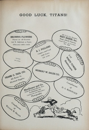 University of Detroit vs. Villanova Program