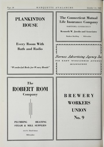 University of Detroit vs. Marquette University Program