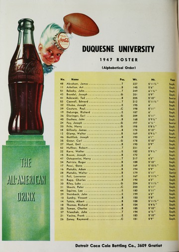 University of Detroit vs. Duquesne Program