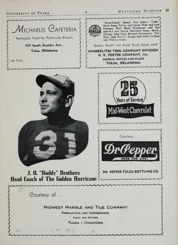 University of Detroit vs. Tulsa Program