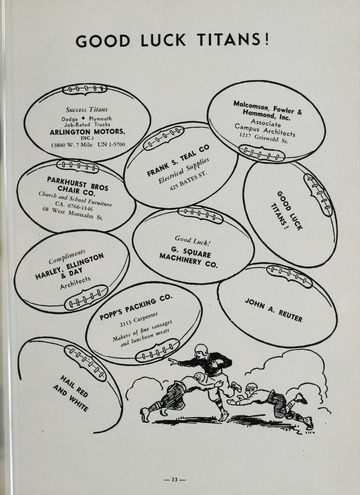 University of Detroit Football Collection: University of Detroit vs. Oklahoma Program