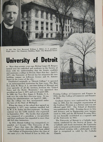 University of Detroit Football Collection: University of Detroit vs. Miami Program