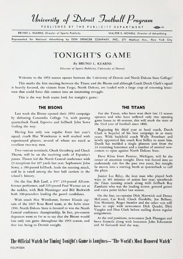 University of Detroit vs. North Dakota
