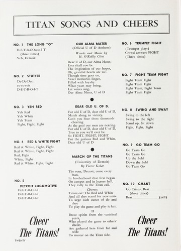 University of Detroit vs. Marquette Program