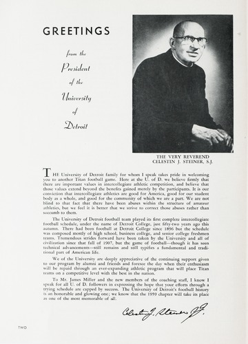 University of Detroit vs. George Washington University Program