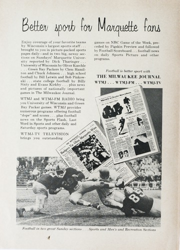 University of Detroit vs. Marquette Program