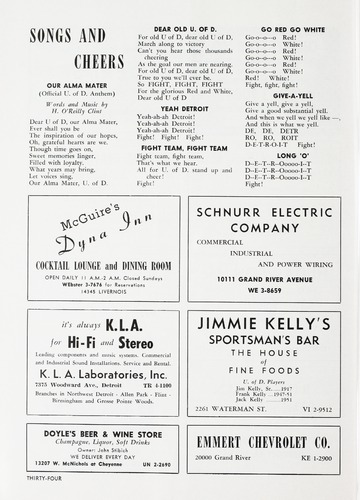 University of Detroit vs. Xavier Program