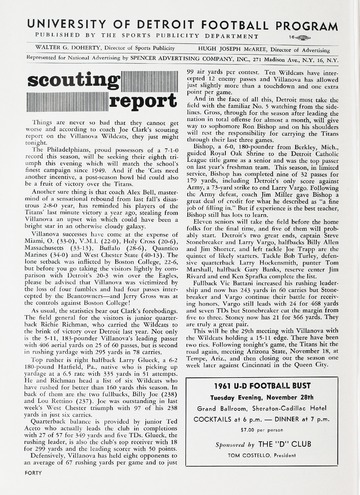 University of Detroit vs. Villanova