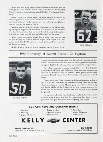 University of Detroit vs. Northern Michigan Program