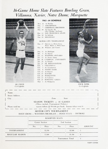 University of Detroit vs. Northern Michigan Program