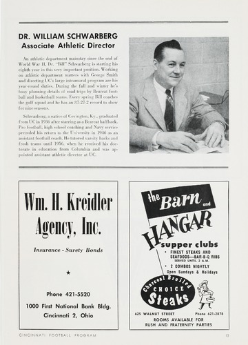 University of Detroit vs. University of Cincinnati Program