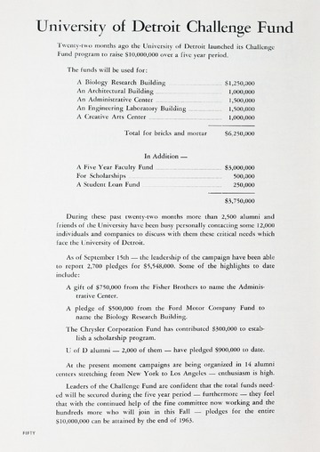 University of Detroit vs. Xavier