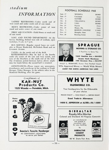 University of Detroit vs. Toldeo