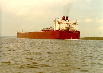 Stern view, St. Mary's River, early 1980s.