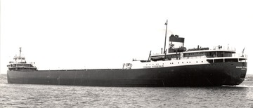 Edmund Fitzgerald - Port stern view, good detail of cabins.