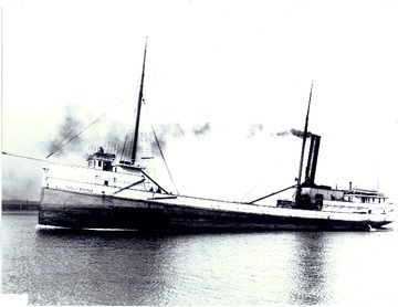Fr. Edward J. Dowling, S.J. Marine Historical Collection: Portside view, light (without cargo), circa 1900.